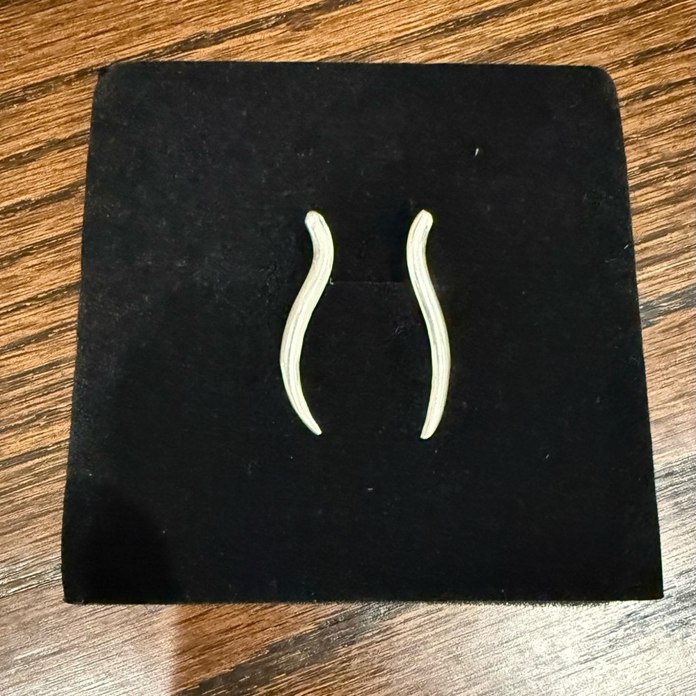 Nordstrom Modern Sterling Silver Artisan  Earrings
